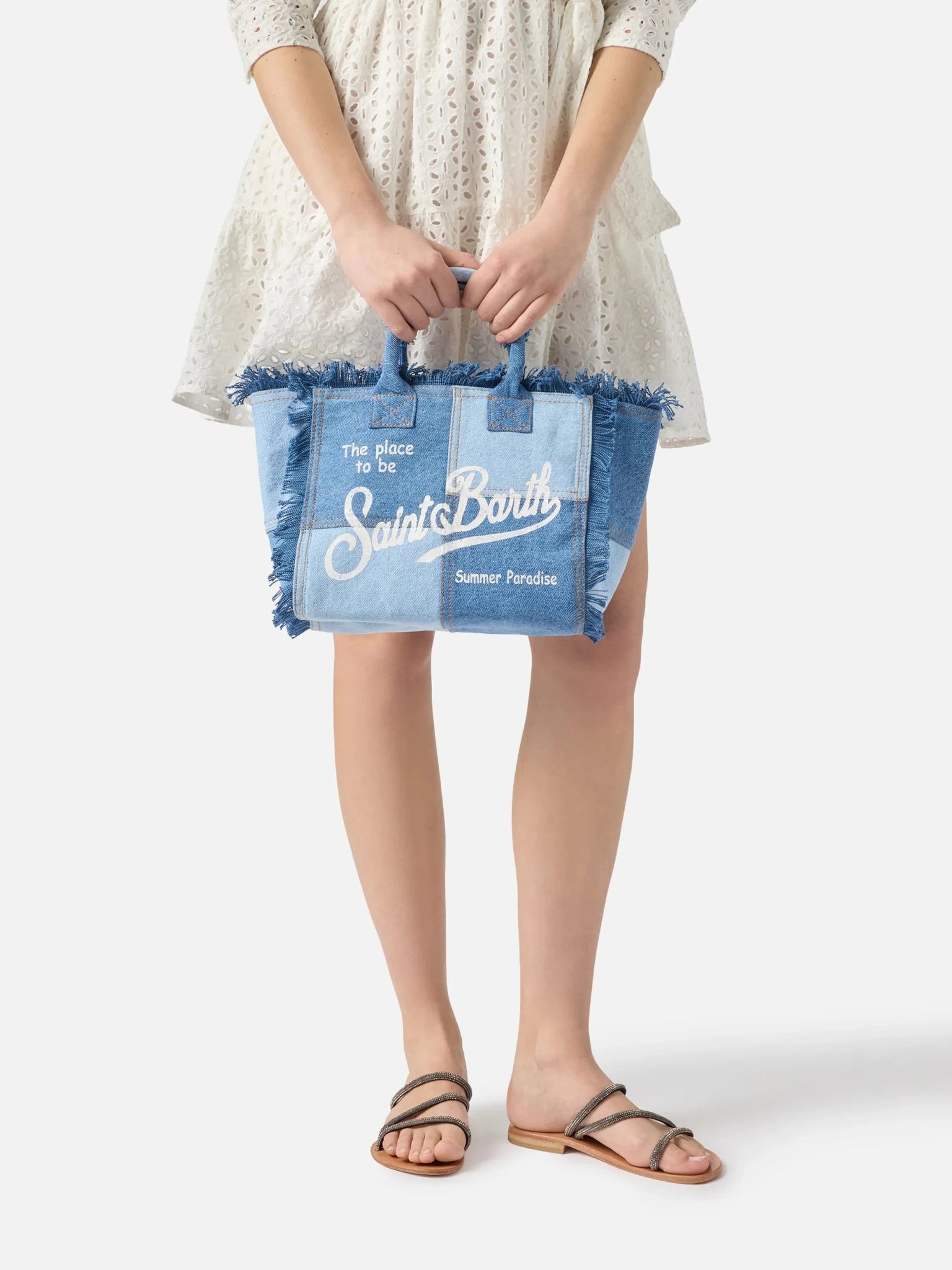 Borsa Colette in denim patchwork - YES SHOPBorse a manoMC2 SAINT BARTHCOL0001/00402L-Taglia unica5615556742771