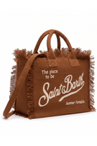 Borsa Colette in canvas marrone con logo - YES SHOPBorse a manoMC2 SAINT BARTHCOL0001/00098L-Taglia unica