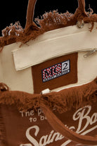 Borsa Colette in canvas marrone con logo - YES SHOPBorse a manoMC2 SAINT BARTHCOL0001/00098L-Taglia unica