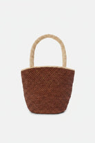 Borsa Marcy in raffia marrone a secchiello - YES SHOPBorse a manoMC2 SAINT BARTHMARR001/00220l-Taglia unica