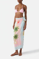 Pareo in seta voile stampa hawaiana - YES SHOPBeachwearMC2 SAINT BARTHTAIT001/09743L-Taglia unica