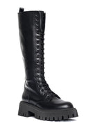 Anfibio Urban alto in pelle di vitello nero - YES SHOPStivaliGISEL MOIRE'URBAN-IT 361760700160971