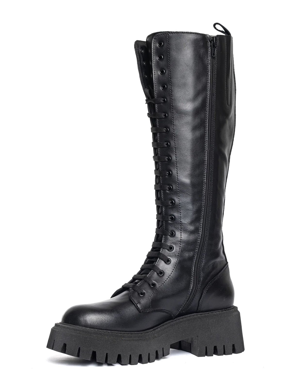 Anfibio Urban alto in pelle di vitello nero - YES SHOPStivaliGISEL MOIRE'URBAN-IT 361760700160971