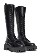 Anfibio Urban alto in pelle di vitello nero - YES SHOPStivaliGISEL MOIRE'URBAN-IT 361760700160971