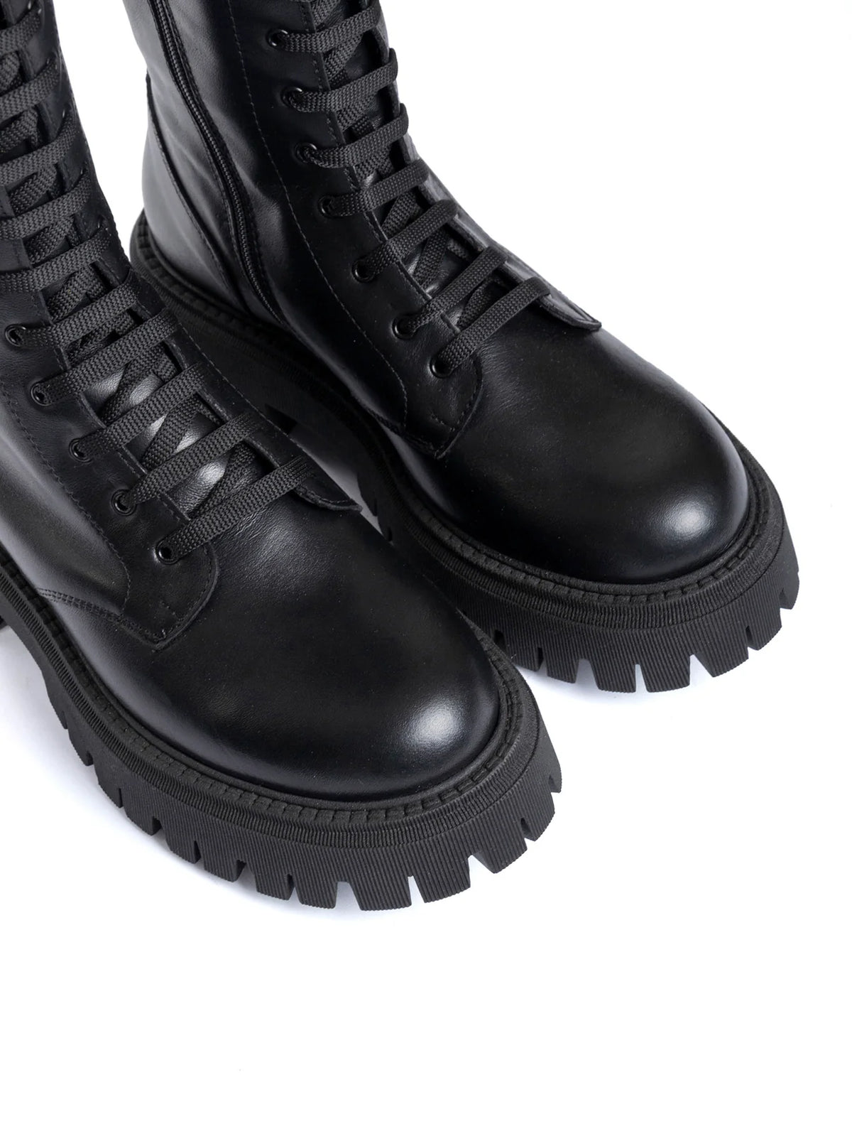 Anfibio Urban alto in pelle di vitello nero - YES SHOPStivaliGISEL MOIRE'URBAN-IT 361760700160971
