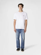 T-shirt bianca con ricamo e logo - YES SHOPT-shirtMISSONIUS23WL0K BJ00IE-XXS1501505742771