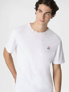 T-shirt bianca con ricamo e logo - YES SHOPT-shirtMISSONIUS23WL0K BJ00IE-XXS1501505742771