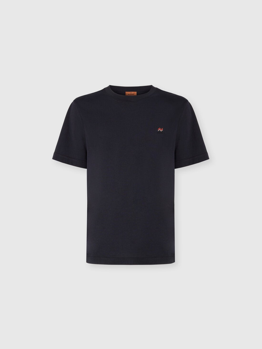 T-shirt blu con ricamo e logo - YES SHOPT-shirtMISSONIUS23WL0K BJ00IE-XXS1301505742771
