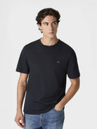 T-shirt blu con ricamo e logo - YES SHOPT-shirtMISSONIUS23WL0K BJ00IE-XXS1301505742771