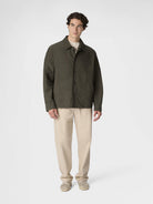 Overshirt verde militare con colletto zig zag - YES SHOPGiaccheMISSONIUS26SC04 BW00ZS-XXS3099605742771
