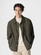 Overshirt verde militare con colletto zig zag - YES SHOPGiaccheMISSONIUS26SC04 BW00ZS-XXS3099605742771