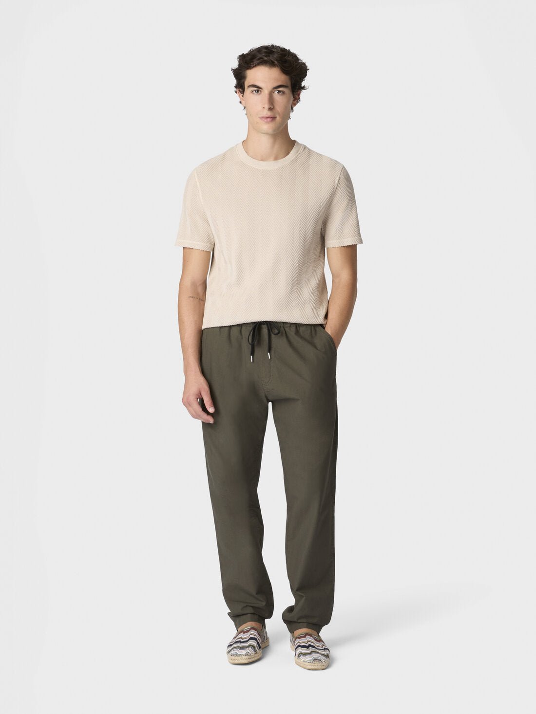 Pantalone verde militare con inserto zig zag - YES SHOPPantaloniMISSONIUS26SI08 BW00ZS-XXS2299605742771