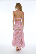 Gonna Pareo rosa con stampa floreale - YES SHOPBeachwearMISS BIKINIV6006D-Taglia unica