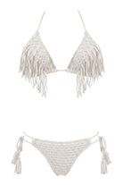 Bikini panna triangolo e slip uncinetto a rete - YES SHOPCostumi da bagnoMISS BIKINIV6115S-XXS4037999843771