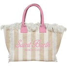Borsa a spalla Vanity in canvas di cotone con stampa a righe beige - YES SHOPBorse a spallaMC2 SAINT BARTHVANI001/02596L-Taglia unica5515556742771