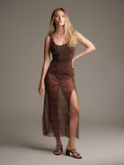 Abito lungo in tulle fantasia maculata - YES SHOPBeachwearCOTAZURVSC61058-XXS5692542681871