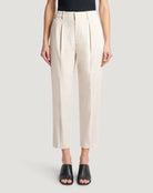 Pantaloni Daisy crema in techno popeline - YES SHOPPantaloniPT TORINOCDVSDAZ00STD/VD05-IT 343103749676771