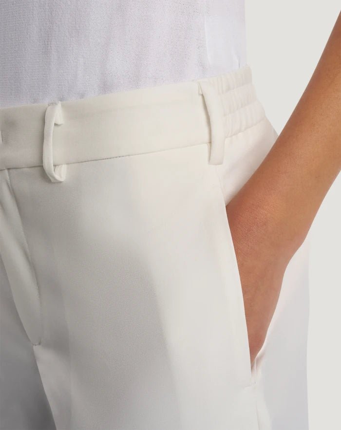 Pantalone Lorenza crema in cady stretch - YES SHOPPantaloniPT TORINOCDVSLAZ00STD/ZI56-IT 343703749676771
