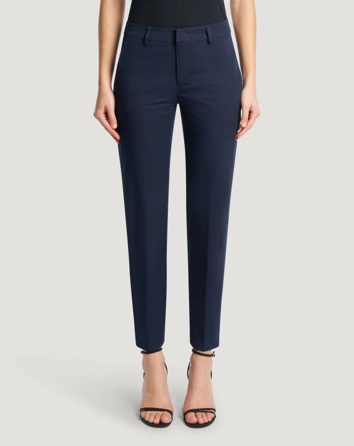 Pantalone New York blu notte in gabardina stretch - YES SHOPPantaloniPT TORINOCDVSNYZ00STD/DX18-IT 341113749676771