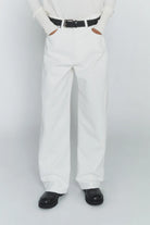 Jeans bianco con foulard logato in seta - YES SHOPJeansCIRCUS HOTELH6WY24-IT 34