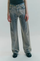 Jeans wide leg con borchie riflettenti all over - YES SHOPJeansCIRCUS HOTELH6WY30-IT 34