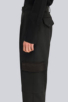 Pantalone Justina nero con dettagli in satin - YES SHOPPantaloniSEMICOUTURES6WO16-IT 345262596669871