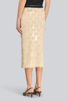 Gonna Bindy midi in piume e paillettes burro - YES SHOPGonneSEMICOUTURES6WQ05-IT 343462596669871