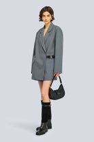 Tuta Carmen corta in fresco lana grigia - YES SHOPTute intereSEMICOUTUREY6WI17-IT 349572596669871