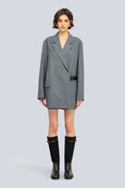 Tuta Carmen corta in fresco lana grigia - YES SHOPTute intereSEMICOUTUREY6WI17-IT 349572596669871