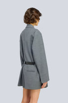 Tuta Carmen corta in fresco lana grigia - YES SHOPTute intereSEMICOUTUREY6WI17-IT 349572596669871