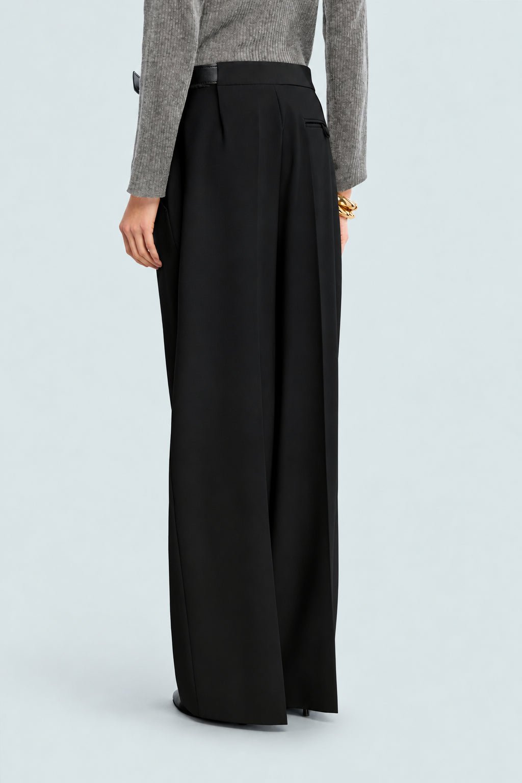 Pantalone Debbie nero con fibbia laterale - YES SHOPPantaloniSEMICOUTUREY6WI31-IT 348972596669871