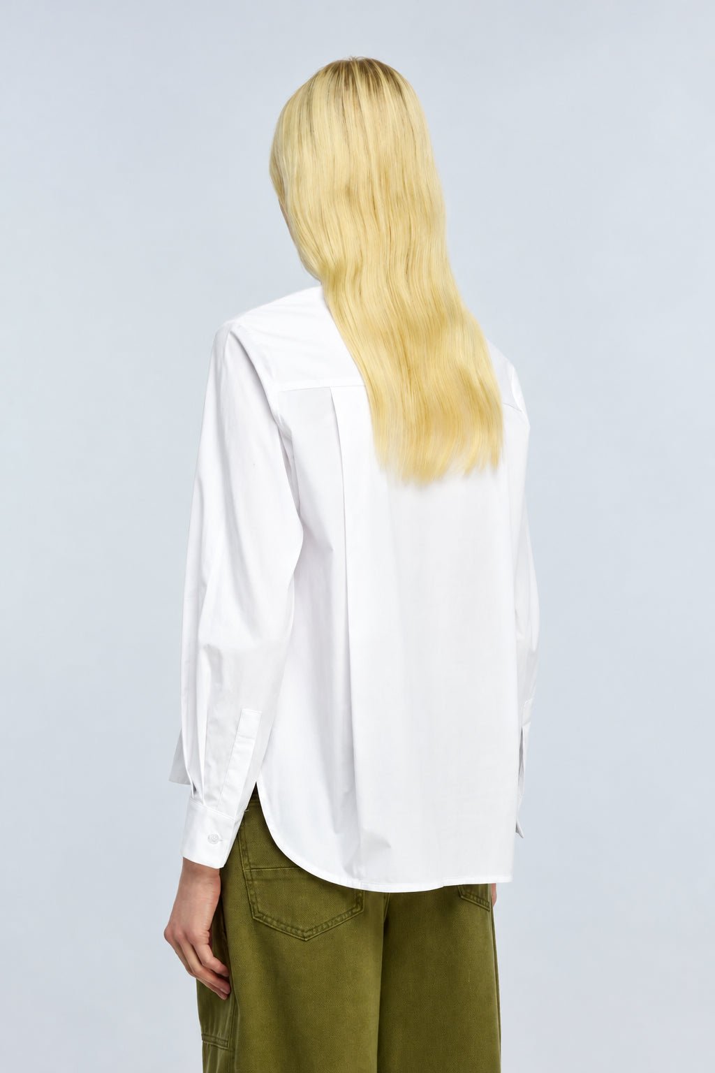 Blusa Rosaline in cotone bianca con fiocco - YES SHOPBluseSEMICOUTUREY6WK05-IT 342862596669871