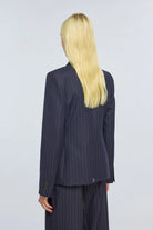 Giacca Janel blu a righe rosse - YES SHOPGiletSEMICOUTUREY6WY56-IT 348772596669871