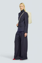 Pantalone July blu gessato rosso - YES SHOPPantaloniSEMICOUTUREY6WM63-IT 341402708289871