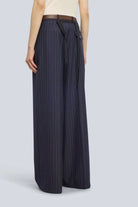 Pantalone July blu gessato rosso - YES SHOPPantaloniSEMICOUTUREY6WM63-IT 341402708289871