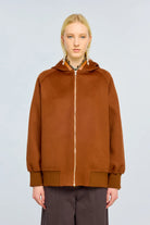 Bomber Sharlee in panno bruciato con cappuccio - YES SHOPGiubbottiSEMICOUTUREY6WV06-IT 349372596669871