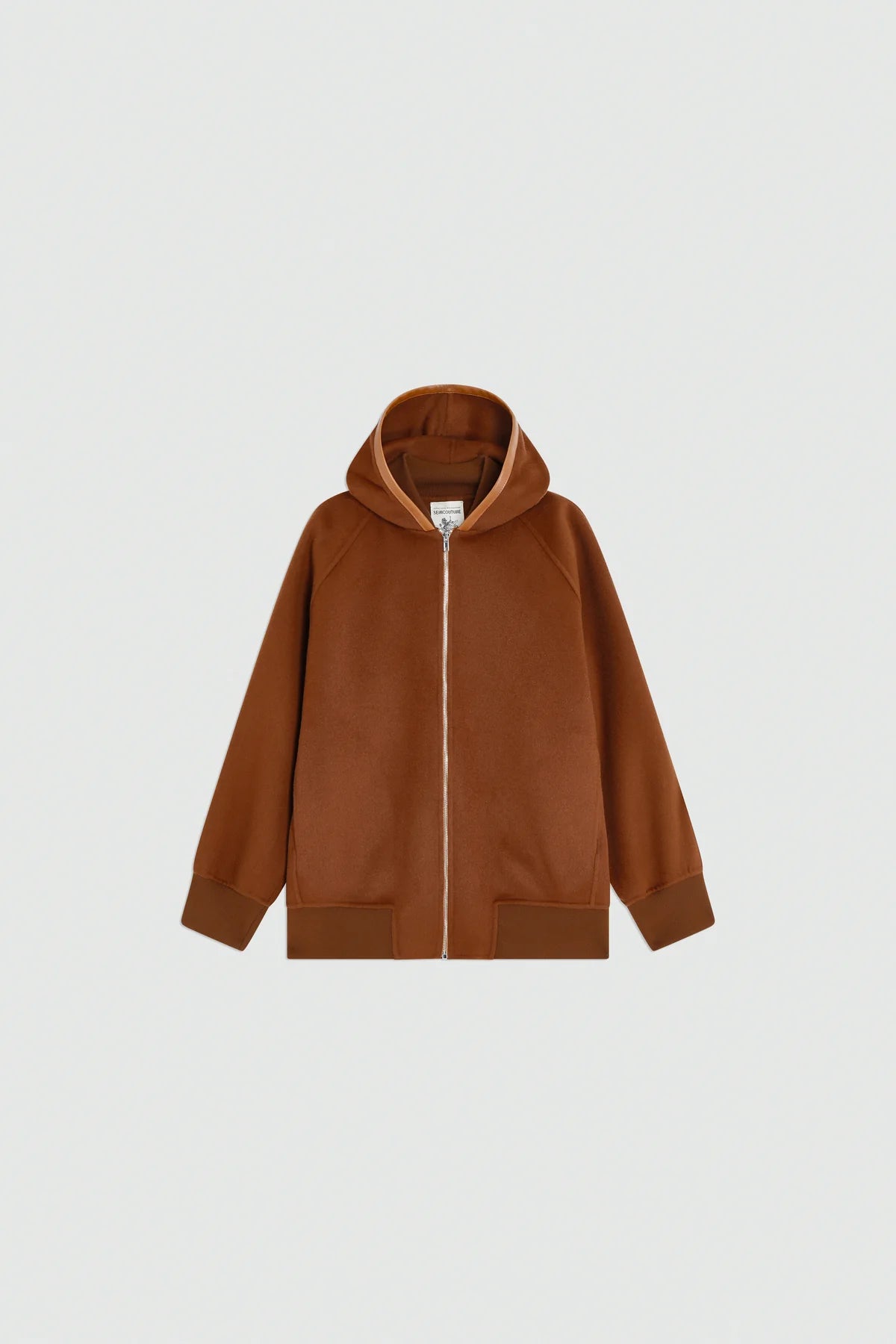Bomber Sharlee in panno bruciato con cappuccio - YES SHOPGiubbottiSEMICOUTUREY6WV06-IT 349372596669871