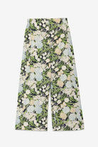 Pantalone ampio con stampa floreale verde - YES SHOPPantaloniOTTOD'AMEDP0041-IT 347265549676771