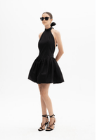 Abito corto nero a palloncino con schiena scoperta - YES SHOPAbitiACTUALEEAB004106-IT 347386000943771