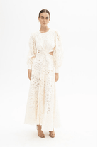 Abito macramè panna con incrocio sulla schiena - YES SHOPAbitiACTUALEEAB004129-IT 345339256742771