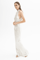 Abito in satin vaniglia scollo americano - YES SHOPAbitiACTUALEEAB009043-IT 343739256742771
