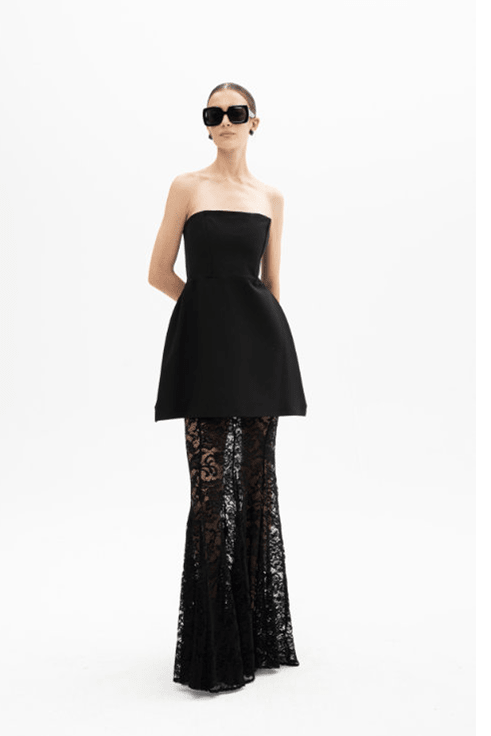 Gonna lunga in pizzo nera - YES SHOPGonneACTUALEEGO003553-IT 342939256742771