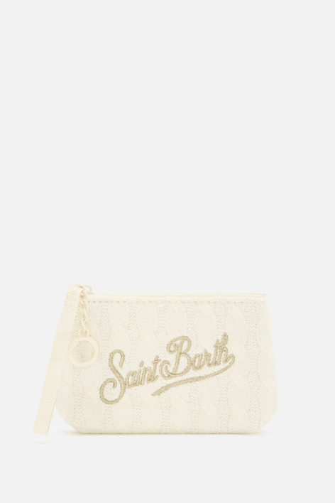 Portamonete Aline in tricot panna - YES SHOPPortamoneteMC2 SAINT BARTHALMI006/02370M-Taglia unica