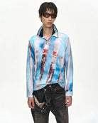 Polo da calcio azzurra a strisce - YES SHOPPoloANDERSON BELLATB1549M-XXS