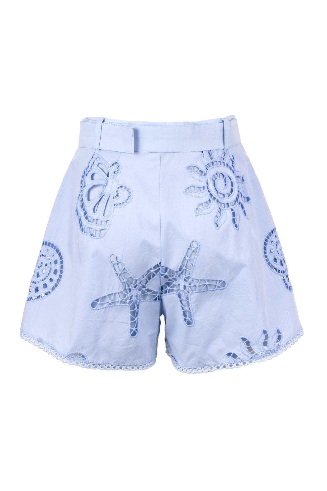 Shorts Anacapri celeste con ricami - YES SHOPShortsODI' ODI'ANACAPRI/SHORTS-XXS4175549676771