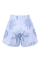 Shorts Anacapri celeste con ricami - YES SHOPShortsODI' ODI'ANACAPRI/SHORTS-XXS4175549676771