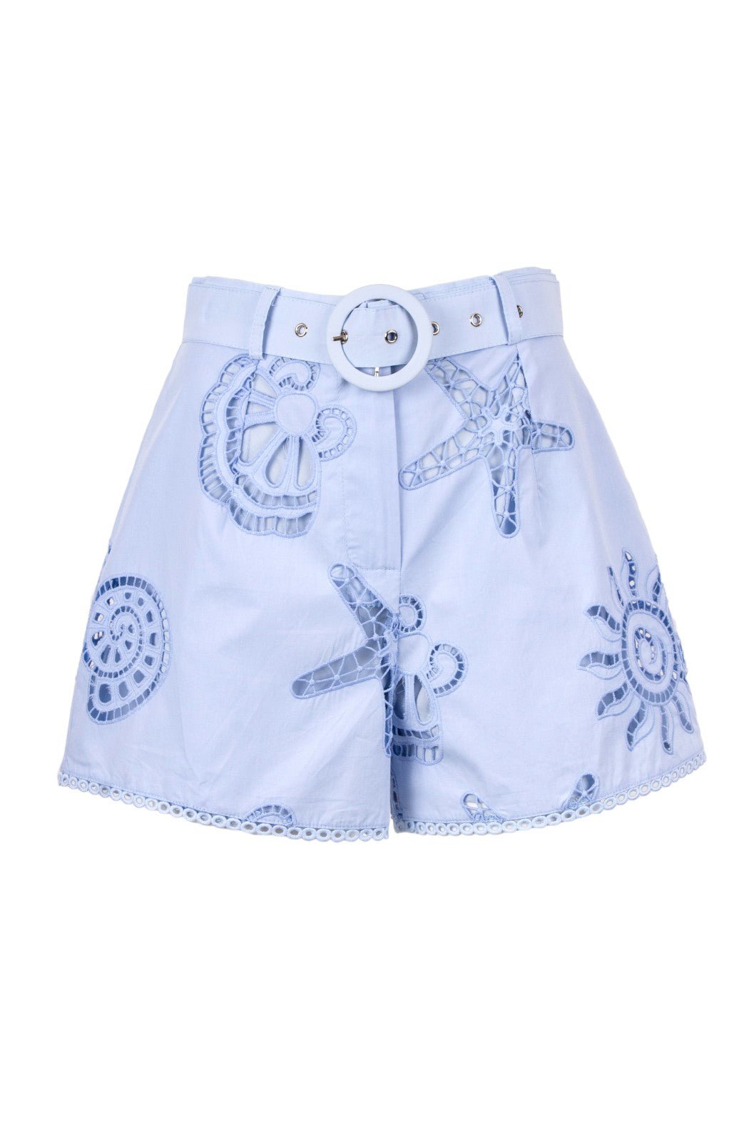 Shorts Anacapri celeste con ricami - YES SHOPShortsODI' ODI'ANACAPRI/SHORTS-XXS4175549676771