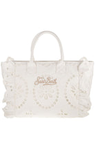 Borsa Vanity in pizzo sangallo bianco - YES SHOPBorse a spallaMC2 SAINT BARTHVANI0029-Taglia unica1078349676771