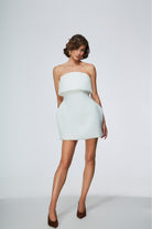 Abito Bowman bianco con scollo fascia - YES SHOPAbitiTPNBOWMAN-XXS5212456742771