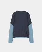 T-shirt Brad blu a strati doppiata - YES SHOPT-shirtANDERSON BELLATB1531M-XXS